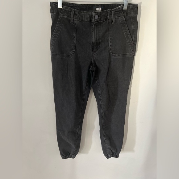 Paige Faded Mist ‘Mayslie’ Mid-Rise Jogger Jeans | Size 30| - Picture 5 of 11